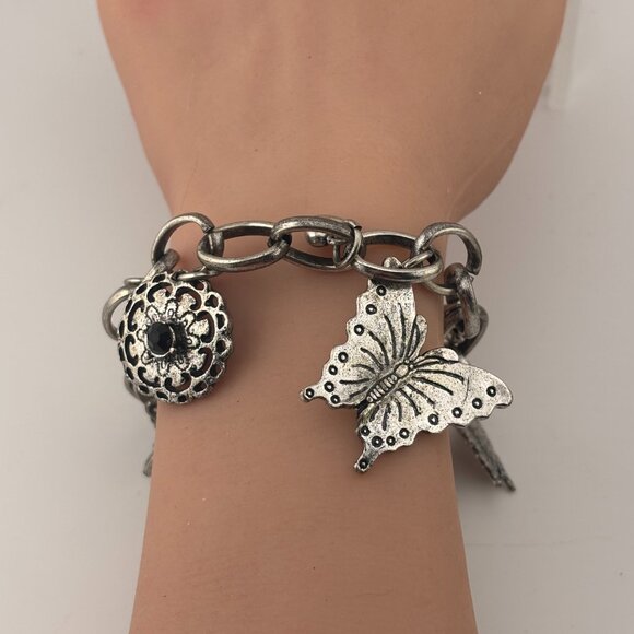 Silver Toned Charm Bracelet - Picture 4 of 4